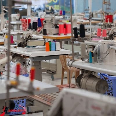 Sewing and quality check for custom sportswear at Akhzar Exports