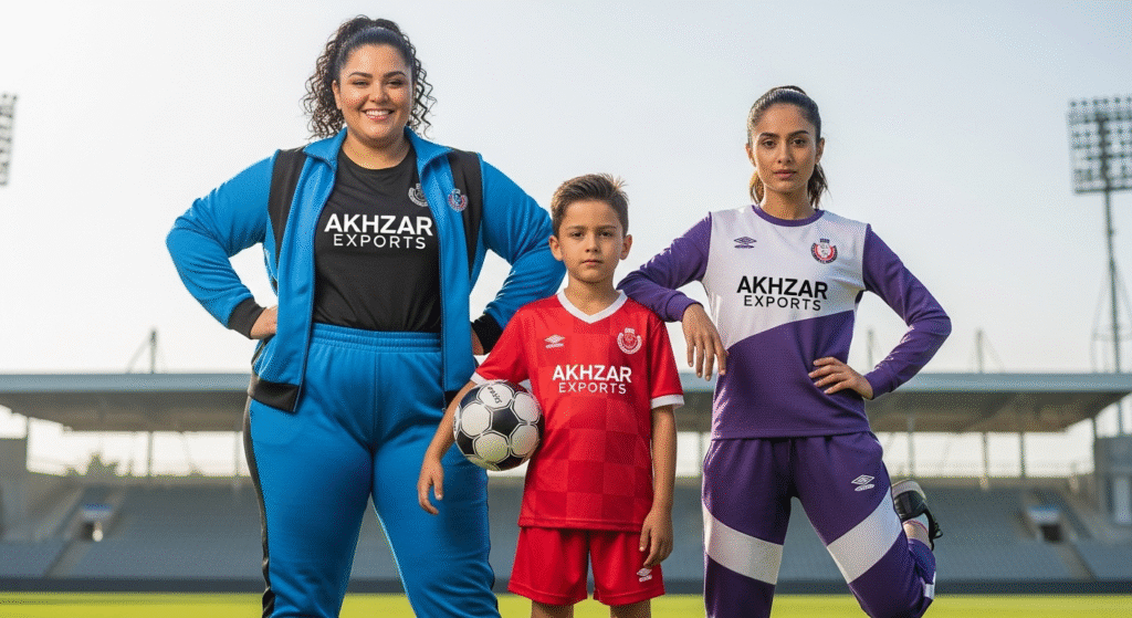 Inclusive custom sportswear for all sizes – Akhzar Exports