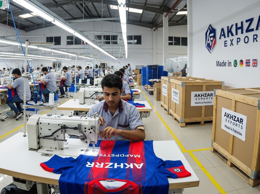 Custom Sportswear Manufacturer in Pakistan – Akhzar Exports