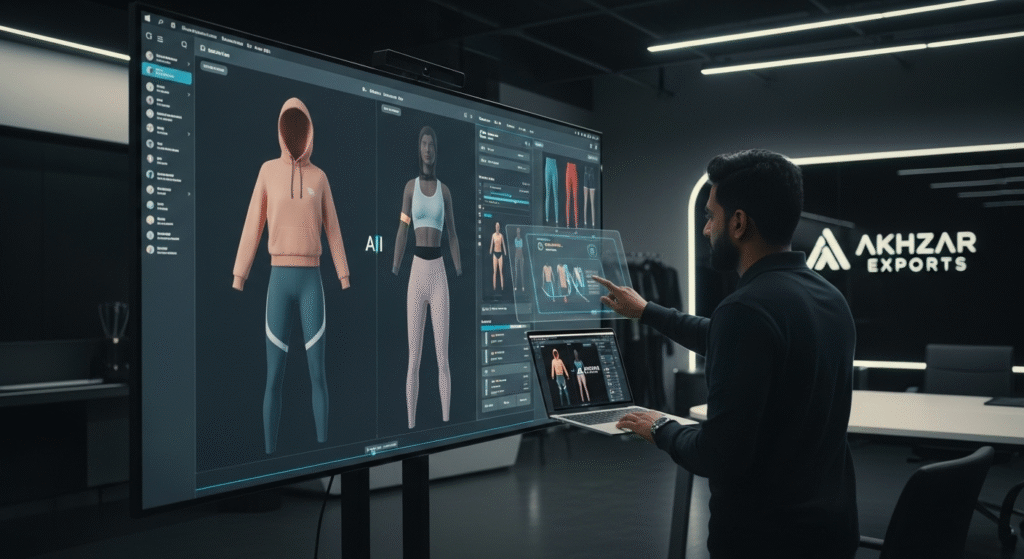 AI-Driven Customization by Custom Sportswear Manufacturer – Akhzar Exports